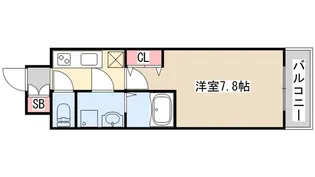 エスリード神戸三宮ノースゲート【3階】の間取り