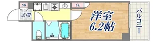 エステムコート新神戸エリタージュ【4階】の間取り