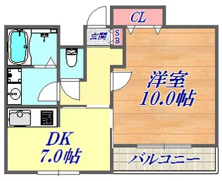 エスポワール21【3階】の間取り