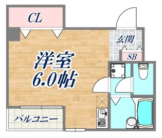 パル六甲【1階】の間取り