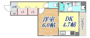 六甲グリーンハイツ【2階】の間取り