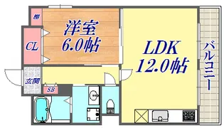 サンライズ壱番館【2階】の間取り
