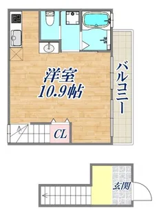 クレル・リ・ヴィエール2【2階】の間取り