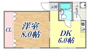 サルナートなかはら【4階】の間取り