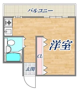 ベルデ北野【2階】の間取り