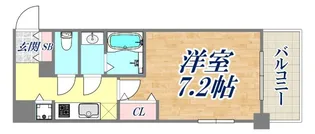 アドバンス神戸マーレ【4階】の間取り