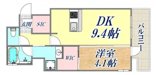 エステムコート新神戸2駅前山手【12階】の間取り