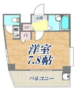 サンライズ長田【6階】の間取り