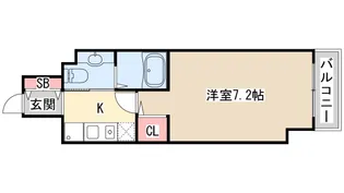 アロハ三宮【7階】の間取り