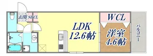 Habitation神戸【1階】の間取り