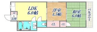 東峰レジデンス【1階】の間取り