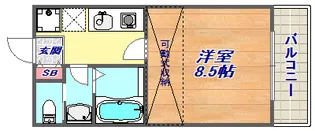 六甲レイクヒルズ【301号室】の間取り