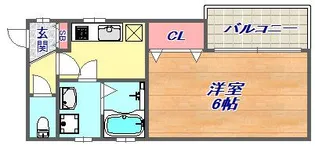 CoLaBo住吉駅前North【3階】の間取り