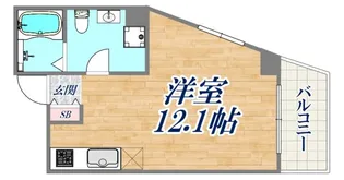 レシア六甲【5階】の間取り