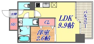 レオンコンフォート神戸ハーバーウエスト【11階】の間取り