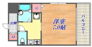 モンテ王子【3階】の間取り