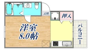 ルネ月見山【2階】の間取り