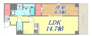 INICIO甲南山手【8階】の間取り
