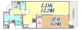 リーガル神戸海岸通り【10階】の間取り