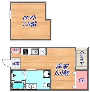 Casa AZUL 神戸西【1階】の間取り