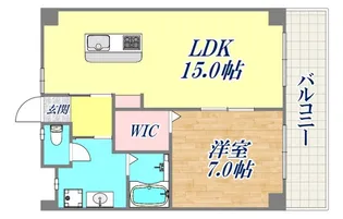 フローラ上沢【4階】の間取り