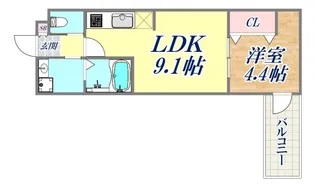 ALEGRIA垂水【1階】の間取り