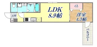 ALEGRIA垂水【1階】の間取り