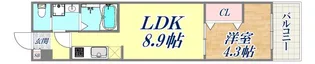 ALEGRIA垂水【1階】の間取り