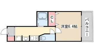 ロイヤルヒル神戸三ノ宮2【2階】の間取り