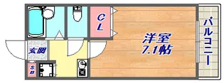 シャトラン弓木二番館【5階】の間取り