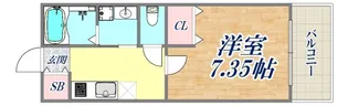 リーフビル割塚【6階】の間取り