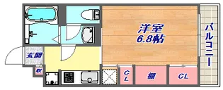 ハビテ本山中町【2階】の間取り