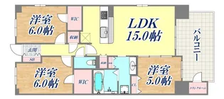 カシータ垂水駅前【6階】の間取り