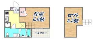 Reef【1階】の間取り