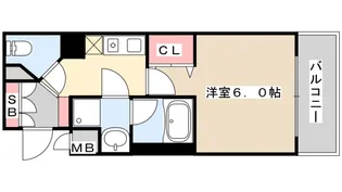 KAISEI神戸海岸通【4階】の間取り