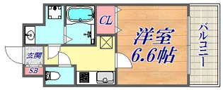 プレサンス神戸元町ミューズ【8階】の間取り