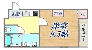 エヌエムサンカンテキャトフD棟【2階】の間取り