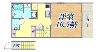 Kパラッツォ垂水泉が丘【2階】の間取り