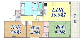 コート宮北【1階】の間取り