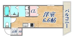 ヴィアノ山下町アスティオン【1階】の間取り