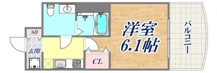 セレニテ神戸ミラクノール【5階】の間取り