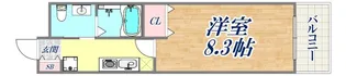 ヴィラ神戸8【4階】の間取り