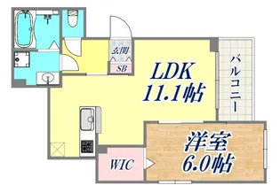 マリエレイ・ラニ【3階】の間取り
