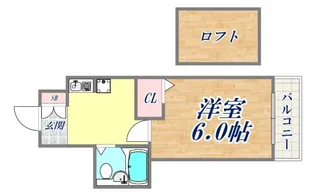 よしかわビル【4階】の間取り