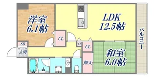 サンシャイン三宮二番館【9階】の間取り