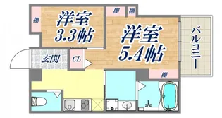 エヌエムキャラントドゥ【1階】の間取り