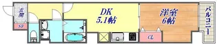 バックス神戸West【3階】の間取り