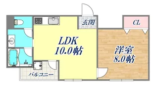 ルシェール新神戸【2階】の間取り