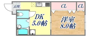 ヤマウラ77ビル【6階】の間取り