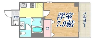 ラ・フォンテ神戸長田【7階】の間取り